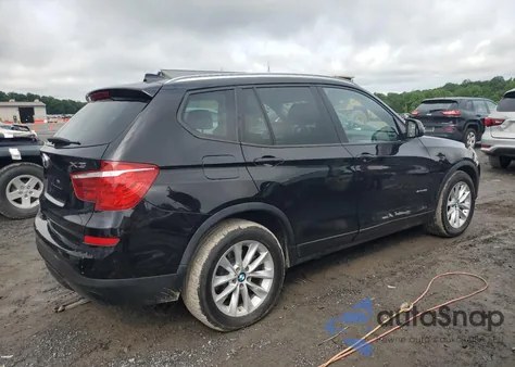 2017 BMW X3 Sdrive28I из США, поврежденный, VIN 5UXWZ7C39H0V91258